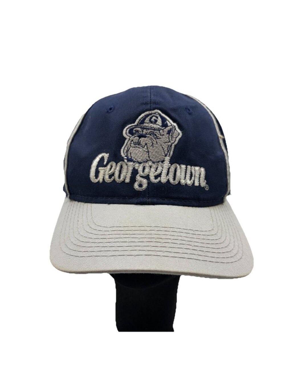 Georgetown University‎ Hoyas Vintage The Game Snapback Hat Cap 90's NCAA Logo